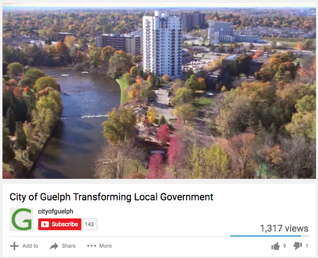 City of Guelph YouTube video about the city