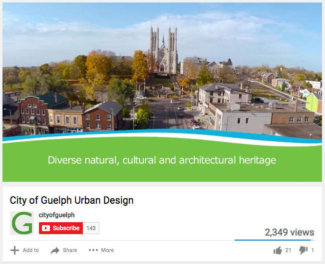City of Guelph YouTube video about the city